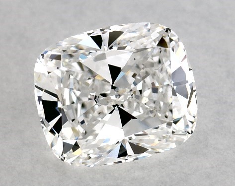 GIA 1.00 Carat D-VS2 Very Good Cut Cushion Modified Diamond